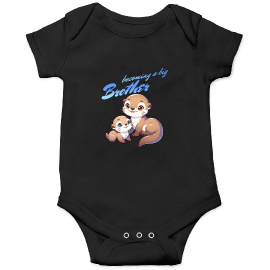 Soon I'll Be A Big Brother, Sweet Otter Brother Onesies