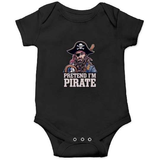 Pretend I'm A Pirate: Quick Halloween Costume for Onesies