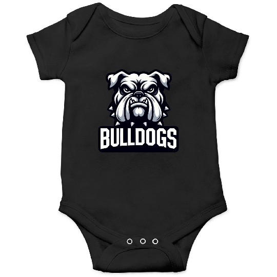 Bulldogs Mascot Back To School Team Spirit Onesies