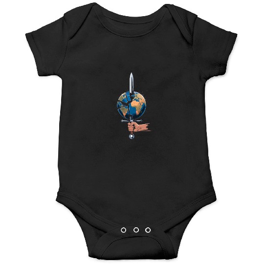 Wars destroy the earth Onesies
