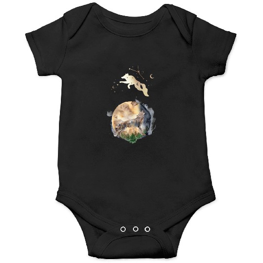 Wolf Moon Magic Onesies