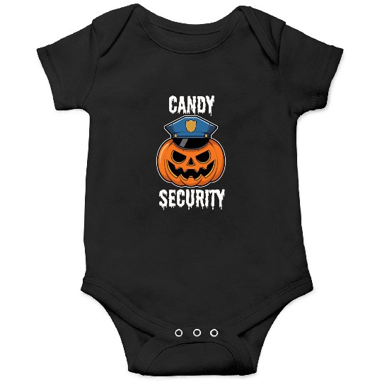 Candy Security Halloween Onesies