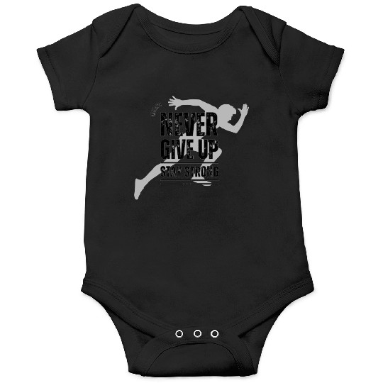 Never give up Onesies