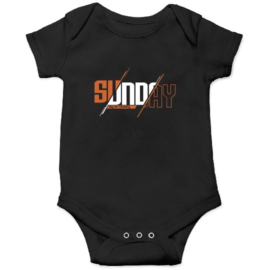 text sunday with theme Tipografi eksperimental Onesies
