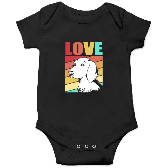 Retro German Shorthaired Pointer Dog I Love My GSP Onesies