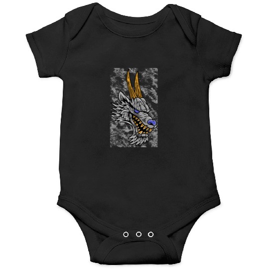Fantasy RPG Wolf Magic Dungeon Onesies