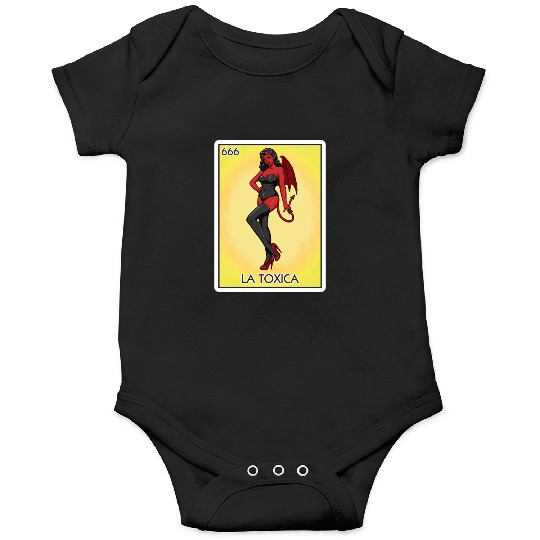 La Toxica Card Funny Toxic Women's La Toxica Onesies