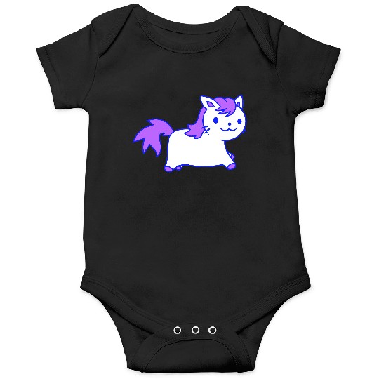 Little Pony Cat Face Little Small Horse Riding Fun Onesies