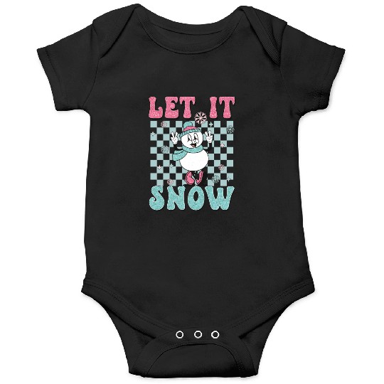 Let It Snow Funny Holiday Christmas Onesies