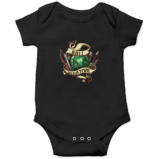 Roll Initiative Adventure Magic Dungeon Onesies