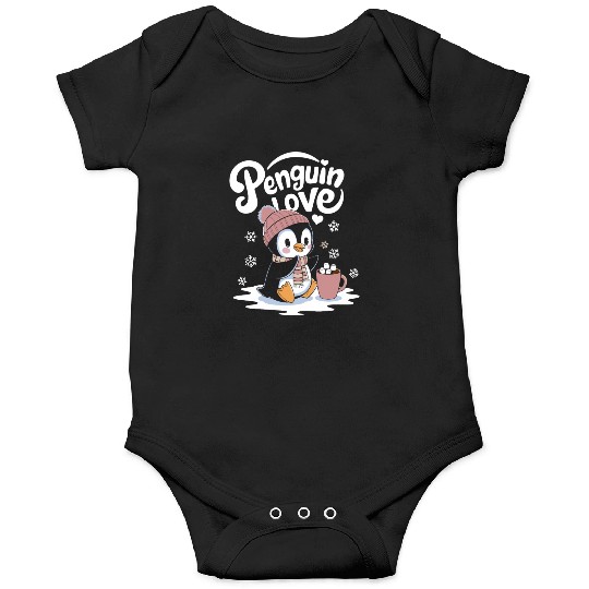 Penguin Love Winter Wonderland Cozy Vibes Onesies