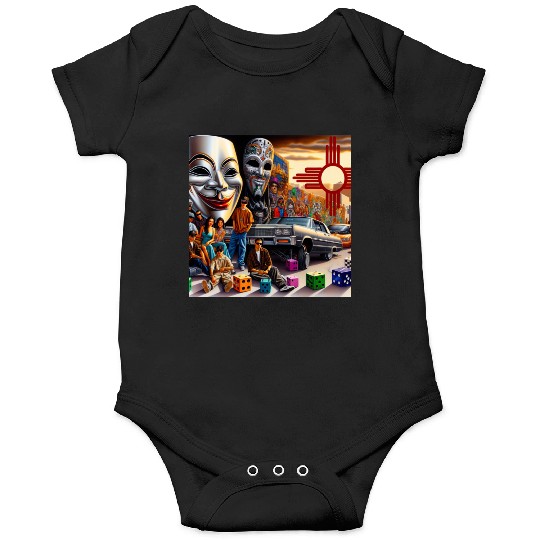 New Mexico Zia Symbol Onesies