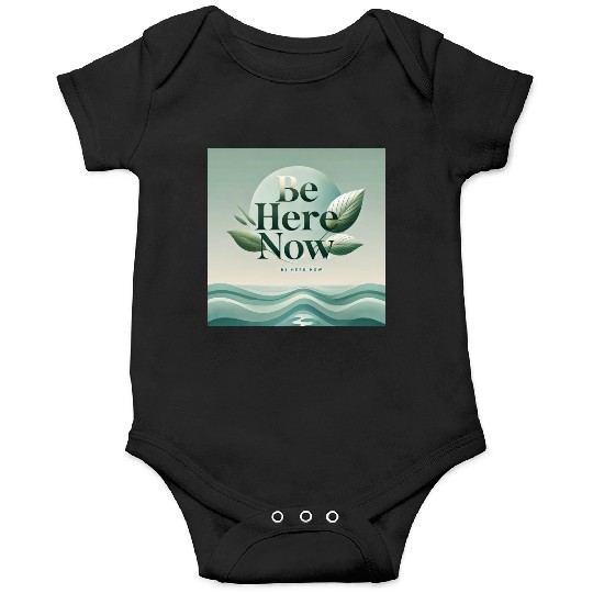 "Be Here Now - Mindful Living" Onesies