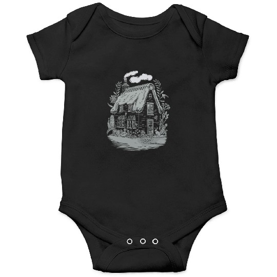Dark Cottagecore: Cottage in Bloom Onesies