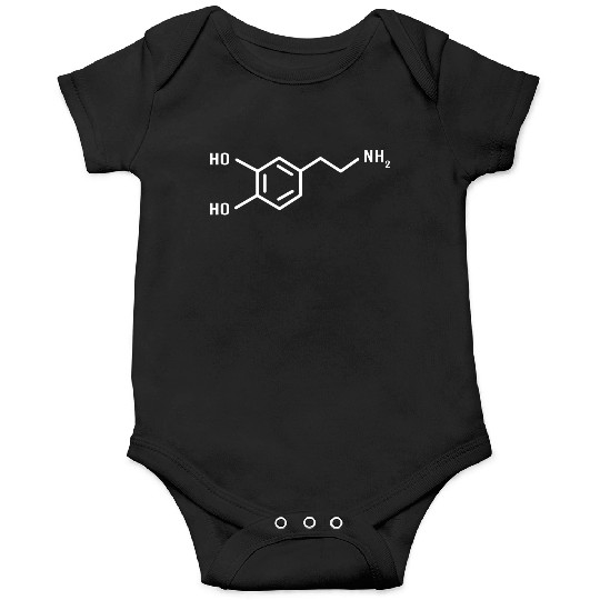 Funny Organic Chemistry Dopamine Molecule Onesies