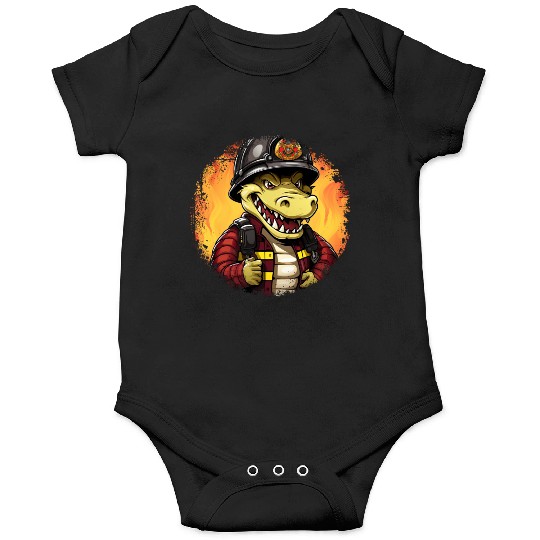 Fireman crocodile Onesies