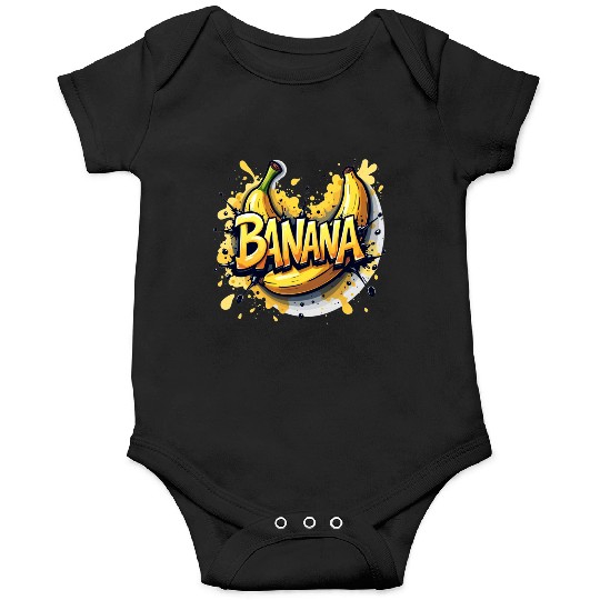 Banana Graffiti - Bold & Energetic Urban Design Onesies
