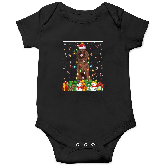 Irish Setter Dog Christmas Lights Onesies
