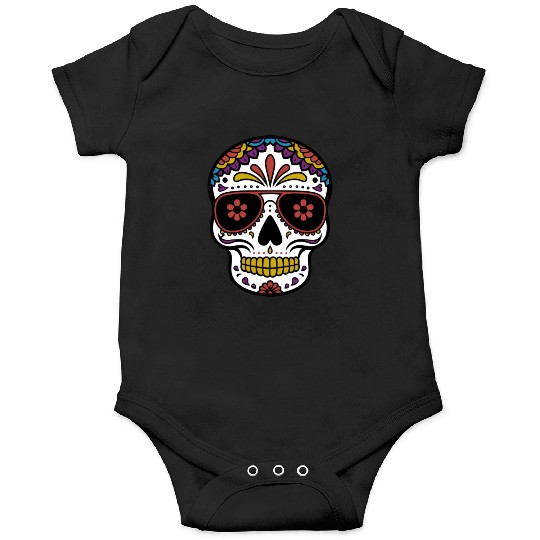 dia de los muertos Back Onesies