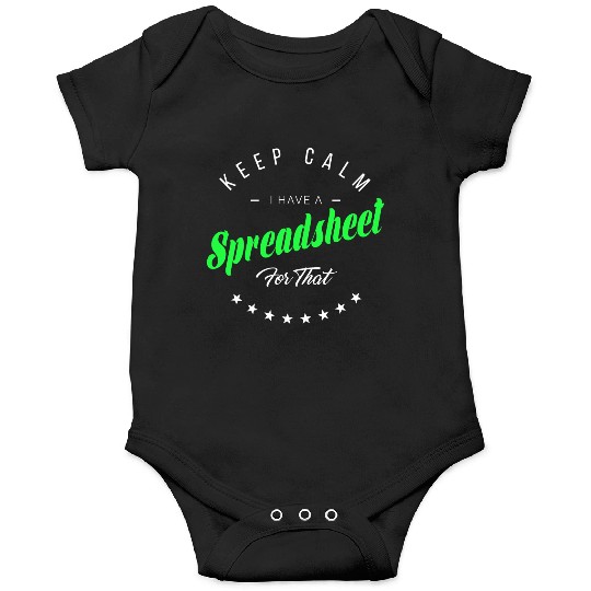 Funny Excel Spreadsheets Lover 5 Onesies