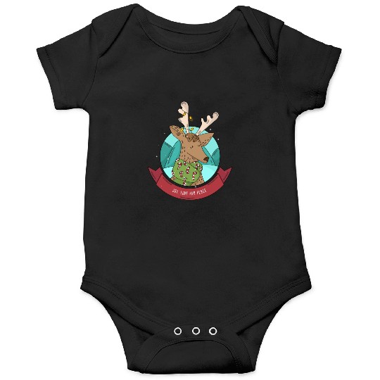 Cozy Reindeer Christmas Cheer Onesies