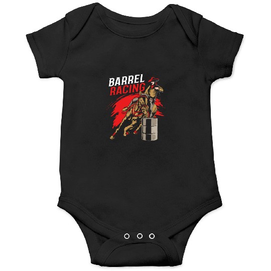 Horse Riding Cowgirl Barrel Racing Rodeo Onesies