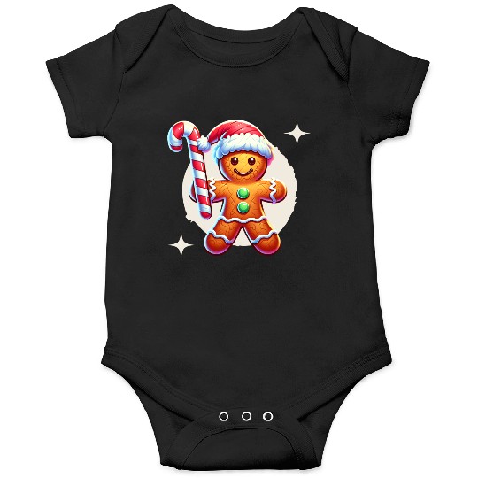 Gingerbread Man Christmas Cheer Onesies