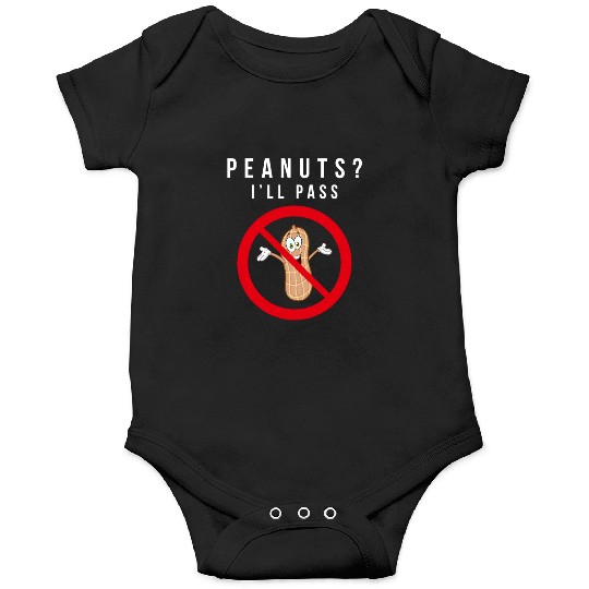 No Peanuts Allowed Onesies