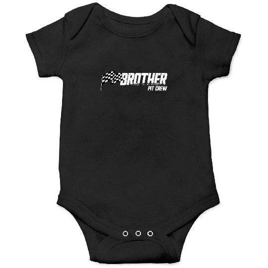 Pit Crew Brother Race Birthday Family Race Brother Onesies