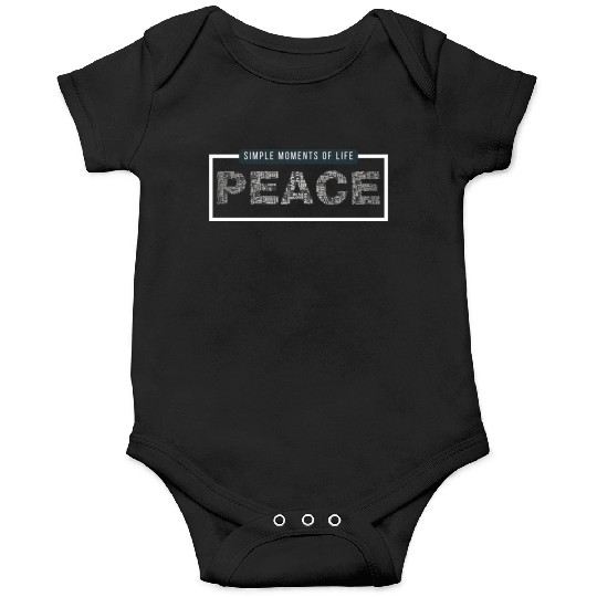 Dark Green and White Simple Modern Typography Onesies