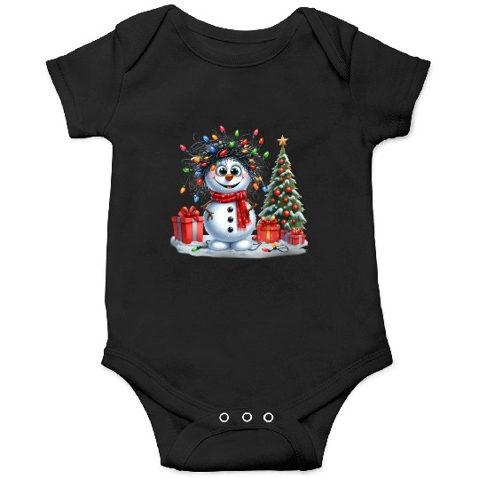 Christmas Merry Christmas For Gift Snowman Onesies
