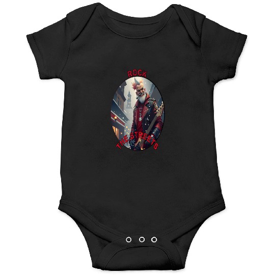 Rock the Streets - Punk Rock Rebel Art Onesies