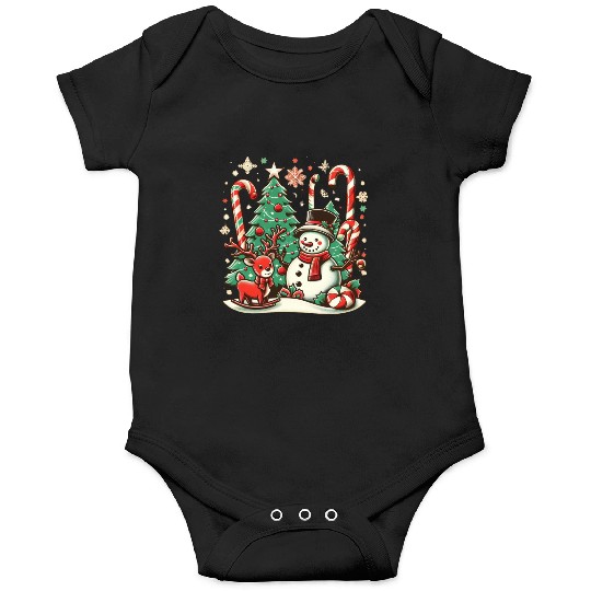 Vintage Christmas Cheer Onesies