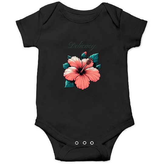 Hibiscus Grace: A Symbol of Delicacy and Elegance Onesies