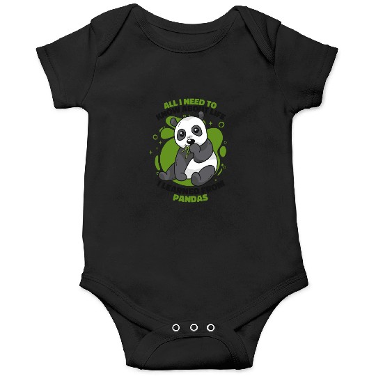 I Learned From Pandas Panda Bear Friend Giant Onesies