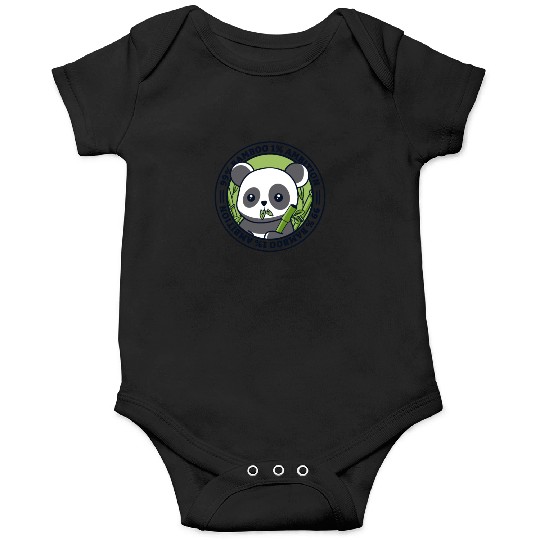 99% Bamboo 1% Ambition Panda Bear Friend Lover Onesies