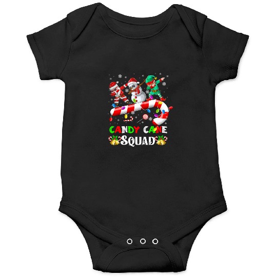 Dabbing Santa Elf Snowman Candy Cane Christmas Onesies