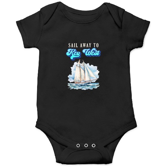 SAIL AWAY TO KEY-WEST Florida Keys Sunshine-State Onesies