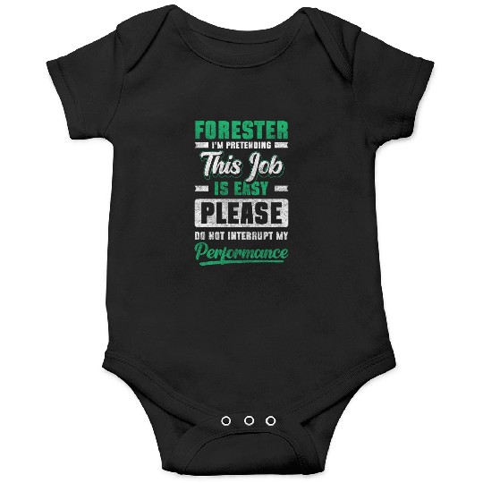 Forest Worker Forestry Protection Chainsaw Onesies