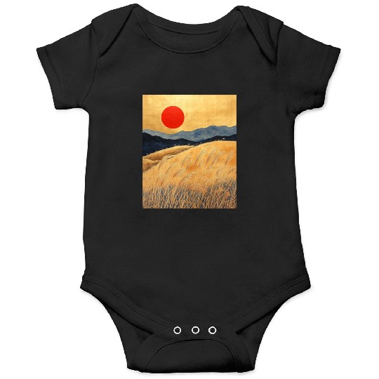 Sunset Serenity: Susuki Fields in Twilight Onesies