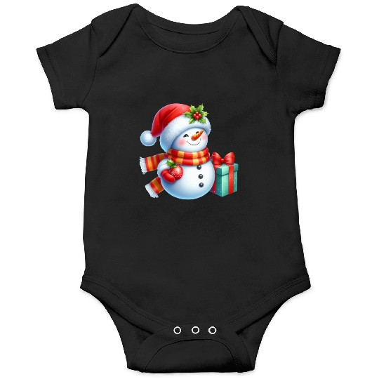 Snowman Christmas, Cute Christmas, Christmas Onesies