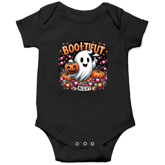 Boo-tiful Night Candy Ghost Onesies