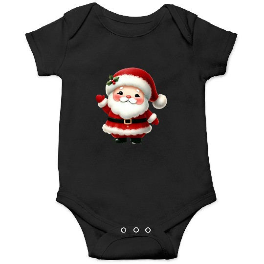 Santa Christmas, Christmas Retro Onesies