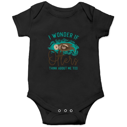 Otter I Wonder If Otters Think Onesies