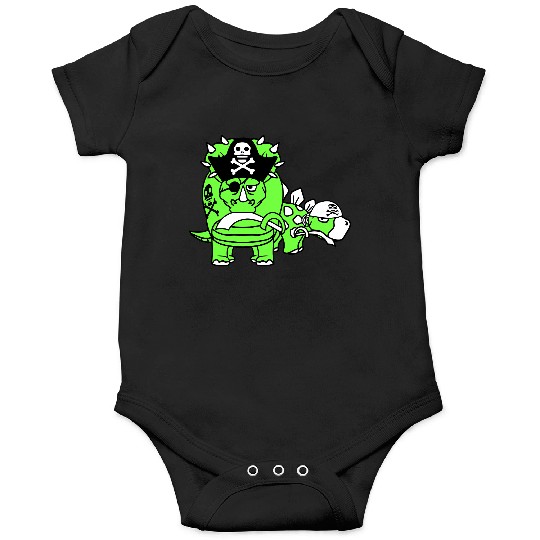 Triceratops Stegosaurus 2 Dinosaur Pirates Dinos Onesies
