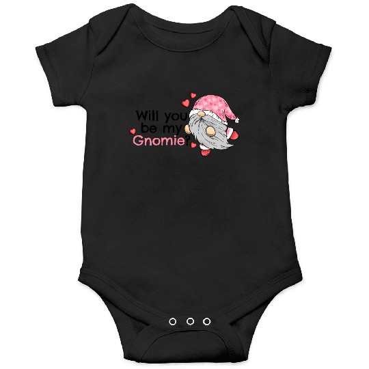 Gnomes Valentines Revelin, Valentines Retro Onesies