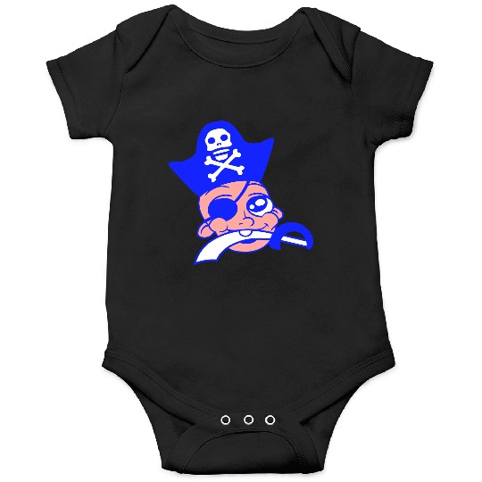 Funny Baby Pirate Head Cute Cool Cap Sabre Toddler Onesies