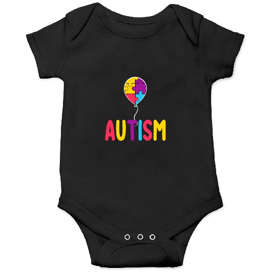 Autism Awareness Balloon - Spread Love and Support Onesies