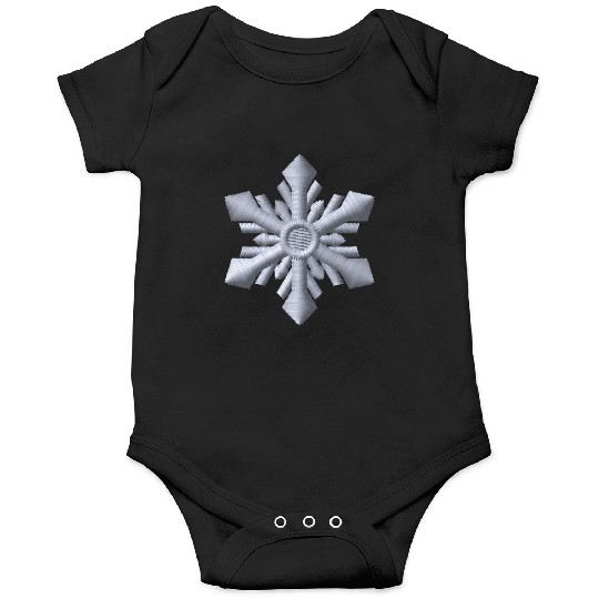 Snowflake embroidered Onesies