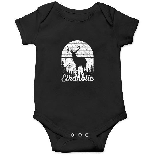 Elk Hunting Elkaholic Hunters Onesies
